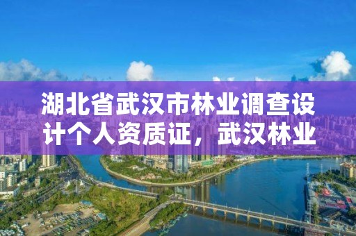 湖北省武汉市林业调查设计个人资质证，武汉林业调查规划院