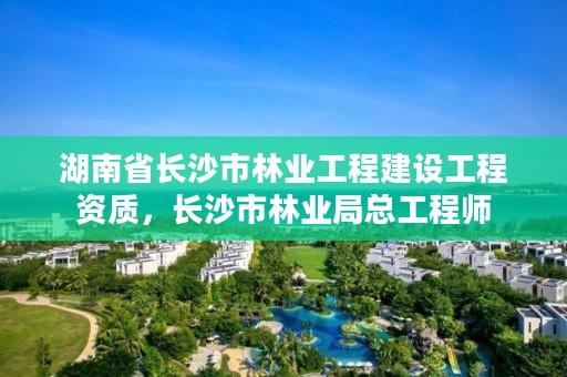 湖南省长沙市林业工程建设工程资质，长沙市林业局总工程师