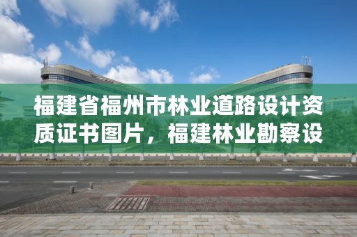 福建省福州市林业道路设计资质证书图片，福建林业勘察设计