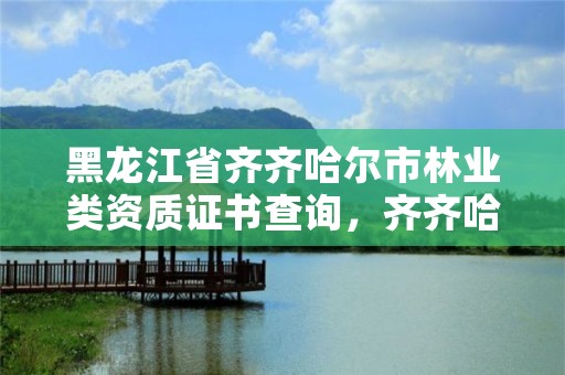 黑龙江省齐齐哈尔市林业类资质证书查询，齐齐哈尔林业局举报电话