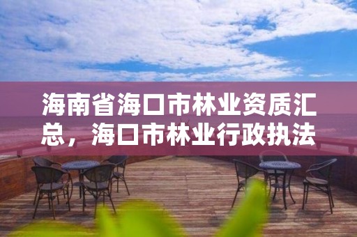 海南省海口市林业资质汇总，海口市林业行政执法支队