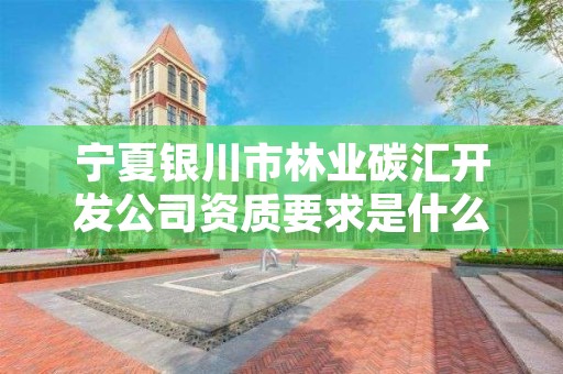 宁夏银川市林业碳汇开发公司资质要求是什么，林业碳汇公司有哪几家