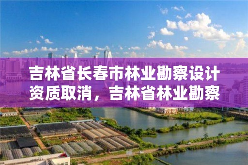 吉林省长春市林业勘察设计资质取消，吉林省林业勘察设计院待遇