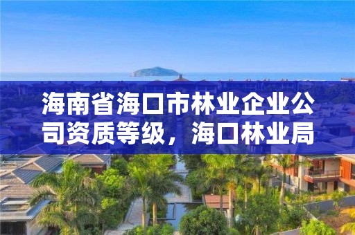 海南省海口市林业企业公司资质等级，海口林业局地址