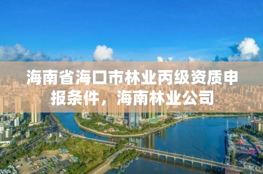 海南省海口市林业丙级资质申报条件，海南林业公司