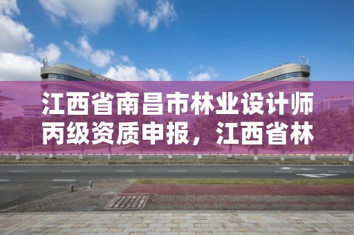 江西省南昌市林业设计师丙级资质申报，江西省林业调查规划设计资质管理办法