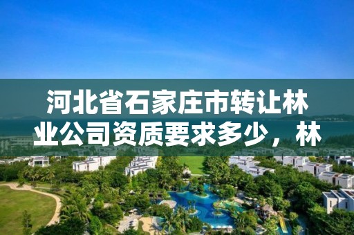 河北省石家庄市转让林业公司资质要求多少，林地转让平台