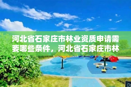 河北省石家庄市林业资质申请需要哪些条件，河北省石家庄市林业资质申请需要哪些条件和资料