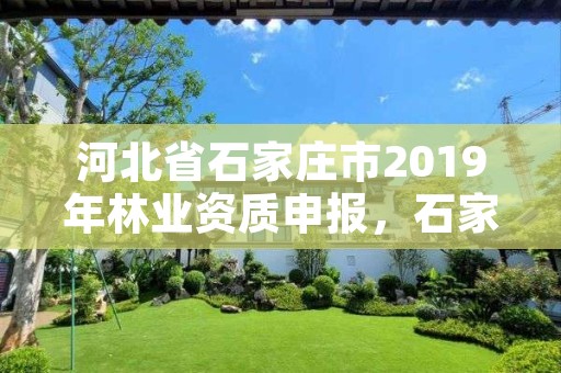 河北省石家庄市2019年林业资质申报，石家庄林业局招标公告