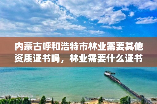 内蒙古呼和浩特市林业需要其他资质证书吗，林业需要什么证书