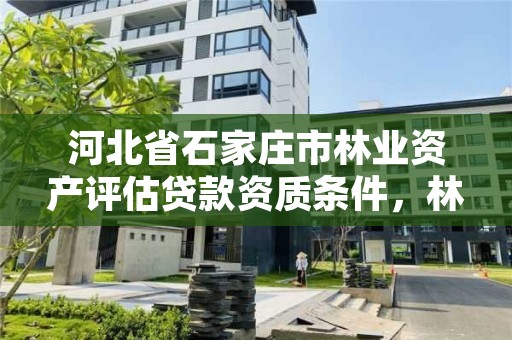 河北省石家庄市林业资产评估贷款资质条件，林地评估资质