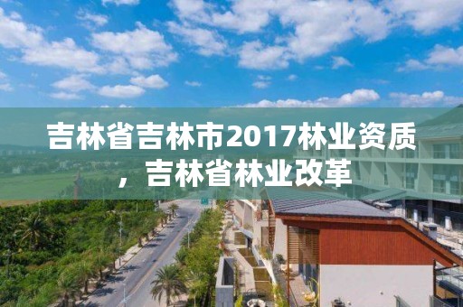 吉林省吉林市2017林业资质，吉林省林业改革