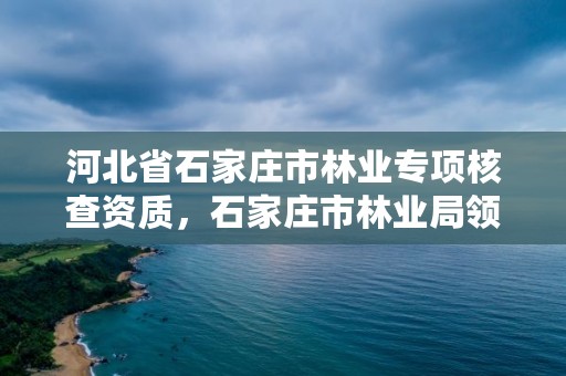 河北省石家庄市林业专项核查资质，石家庄市林业局领导名单