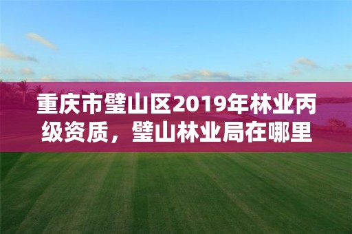 重庆市璧山区2019年林业丙级资质，璧山林业局在哪里