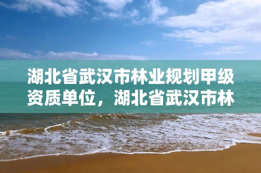 湖北省武汉市林业规划甲级资质单位，湖北省武汉市林业规划甲级资质单位有几家