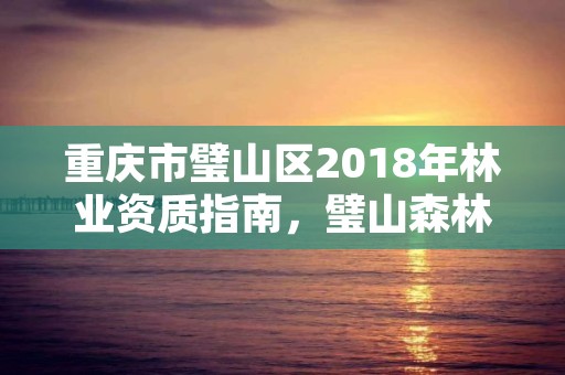 重庆市璧山区2018年林业资质指南，璧山森林