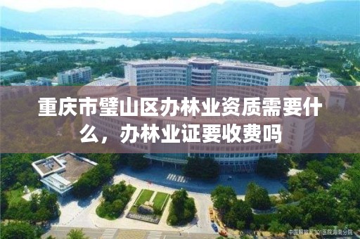 重庆市璧山区办林业资质需要什么，办林业证要收费吗