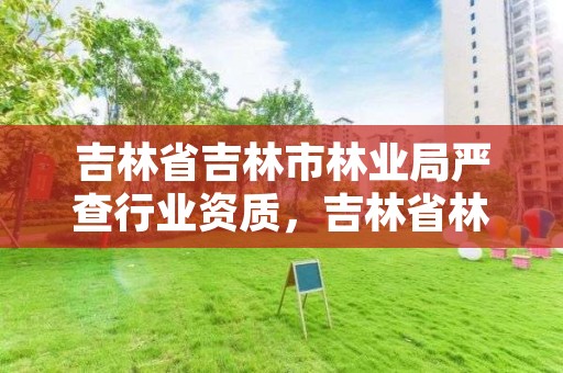 吉林省吉林市林业局严查行业资质，吉林省林业违法举报电话