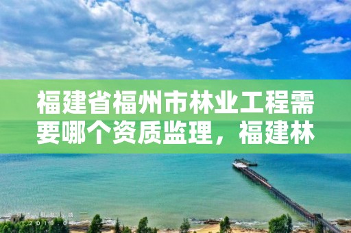 福建省福州市林业工程需要哪个资质监理，福建林业招标