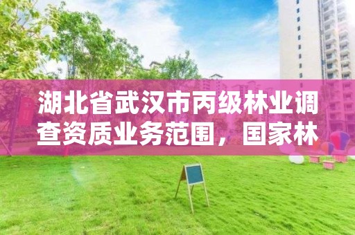 湖北省武汉市丙级林业调查资质业务范围，国家林业局林产品质量检验检测中心武汉