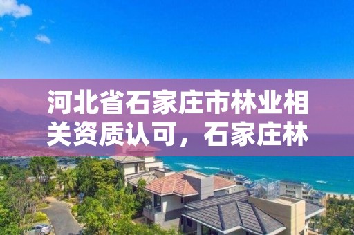 河北省石家庄市林业相关资质认可，石家庄林业局招标公告