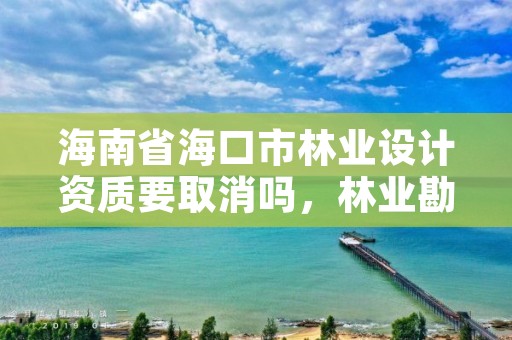 海南省海口市林业设计资质要取消吗，林业勘察设计资质取消