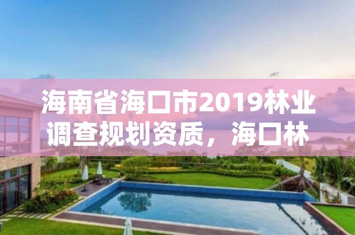 海南省海口市2019林业调查规划资质，海口林业总公司