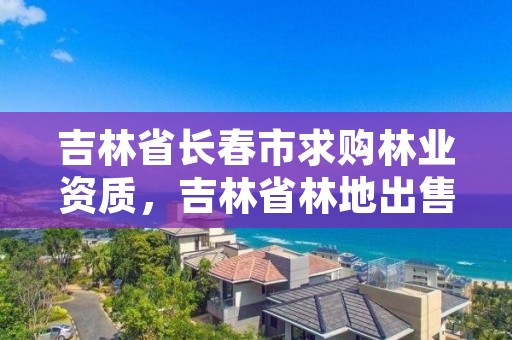 吉林省长春市求购林业资质，吉林省林地出售