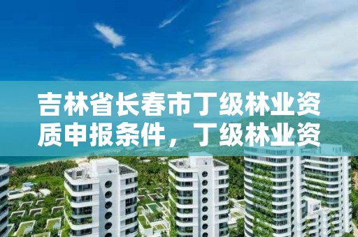 吉林省长春市丁级林业资质申报条件，丁级林业资质业务范围