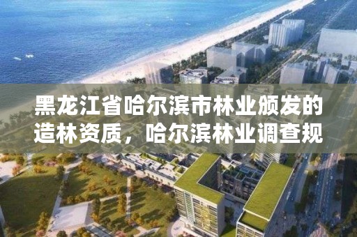 黑龙江省哈尔滨市林业颁发的造林资质，哈尔滨林业调查规划有限公司