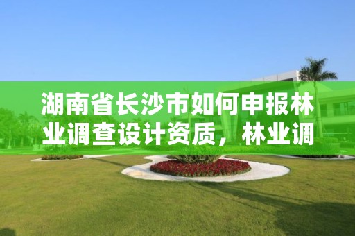 湖南省长沙市如何申报林业调查设计资质，林业调查规划设计单位资格认证管理规定