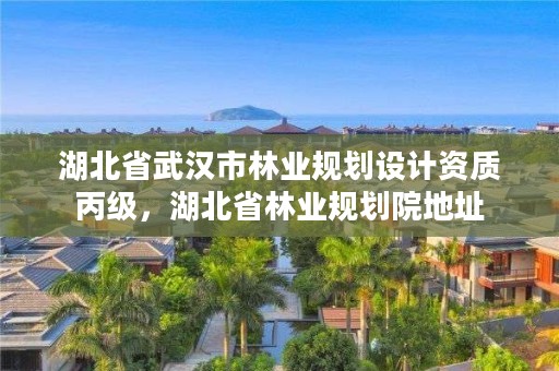 湖北省武汉市林业规划设计资质丙级，湖北省林业规划院地址