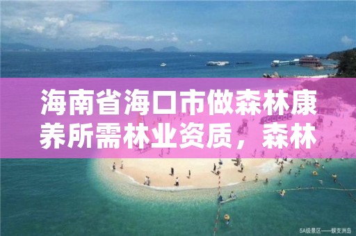 海南省海口市做森林康养所需林业资质，森林康养相关政策