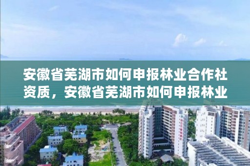 安徽省芜湖市如何申报林业合作社资质，安徽省芜湖市如何申报林业合作社资质证