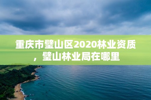 重庆市璧山区2020林业资质，璧山林业局在哪里