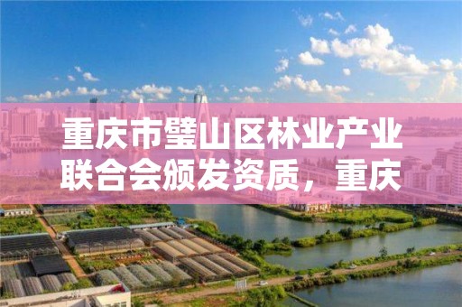 重庆市璧山区林业产业联合会颁发资质，重庆市林业投资