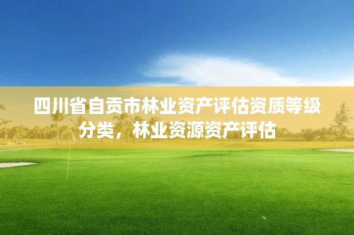 四川省自贡市林业资产评估资质等级分类，林业资源资产评估