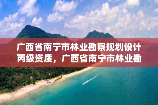 广西省南宁市林业勘察规划设计丙级资质，广西省南宁市林业勘察规划设计丙级资质企业名单