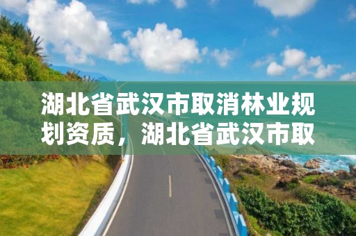 湖北省武汉市取消林业规划资质，湖北省武汉市取消林业规划资质了吗