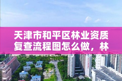 天津市和平区林业资质复查流程图怎么做，林业资质申报材料