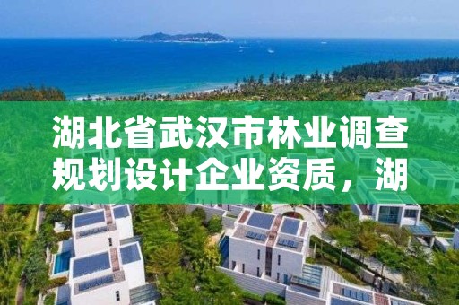 湖北省武汉市林业调查规划设计企业资质，湖北省林业调查规划院待遇怎么样