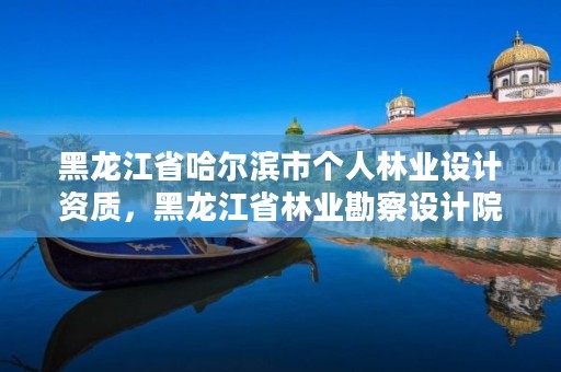 黑龙江省哈尔滨市个人林业设计资质，黑龙江省林业勘察设计院电话