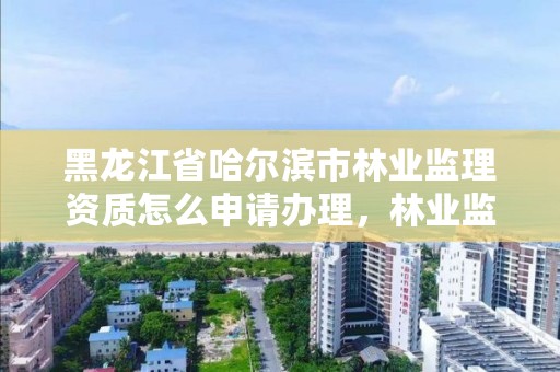 黑龙江省哈尔滨市林业监理资质怎么申请办理，林业监理工程师报考条件