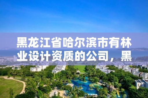 黑龙江省哈尔滨市有林业设计资质的公司，黑龙江省哈尔滨市有林业设计资质的公司吗