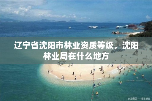 辽宁省沈阳市林业资质等级，沈阳林业局在什么地方