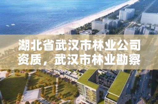 湖北省武汉市林业公司资质，武汉市林业勘察设计院