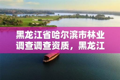 黑龙江省哈尔滨市林业调查调查资质，黑龙江省哈尔滨市林业局官网