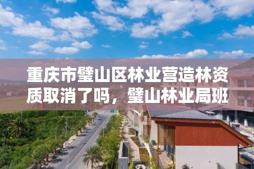 重庆市璧山区林业营造林资质取消了吗，璧山林业局班子成员