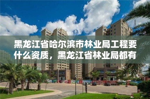 黑龙江省哈尔滨市林业局工程要什么资质，黑龙江省林业局都有什么部门