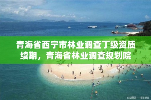 青海省西宁市林业调查丁级资质续期，青海省林业调查规划院